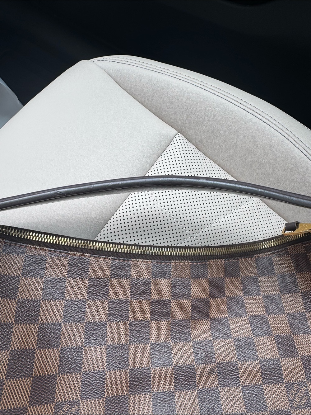 Louis Vuitton Duomo Hobo Ebene Damier Shoulder Bag - Picture 9 of 14